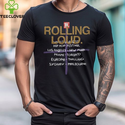 Rolling Loud Merch 2024 Rl World Tour Dept. Vintage Shirt