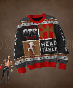Roman Reigns OTC Head Of The Table WWE Ugly Sweater