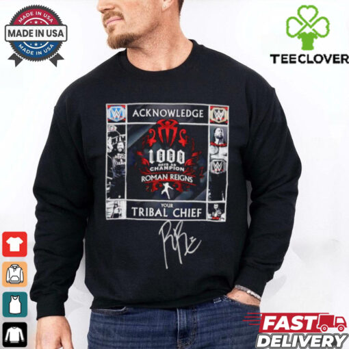Roman Reigns WWE Your Tribal Chief 1000 Days as Champion shirt