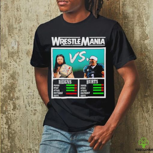 Roman Reigns vs Hurts WrestleMania 40 shirt