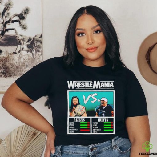 Roman Reigns vs Hurts WrestleMania 40 shirt