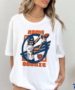 Rome Odunze Chicago Bears Homage Caricature Player Tri Blend T Shirt