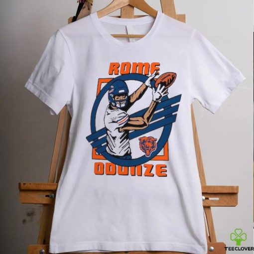 Rome Odunze Chicago Bears Homage Caricature Player Tri Blend T Shirt