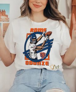 Rome Odunze Chicago Bears Homage Caricature Player Tri Blend T Shirt