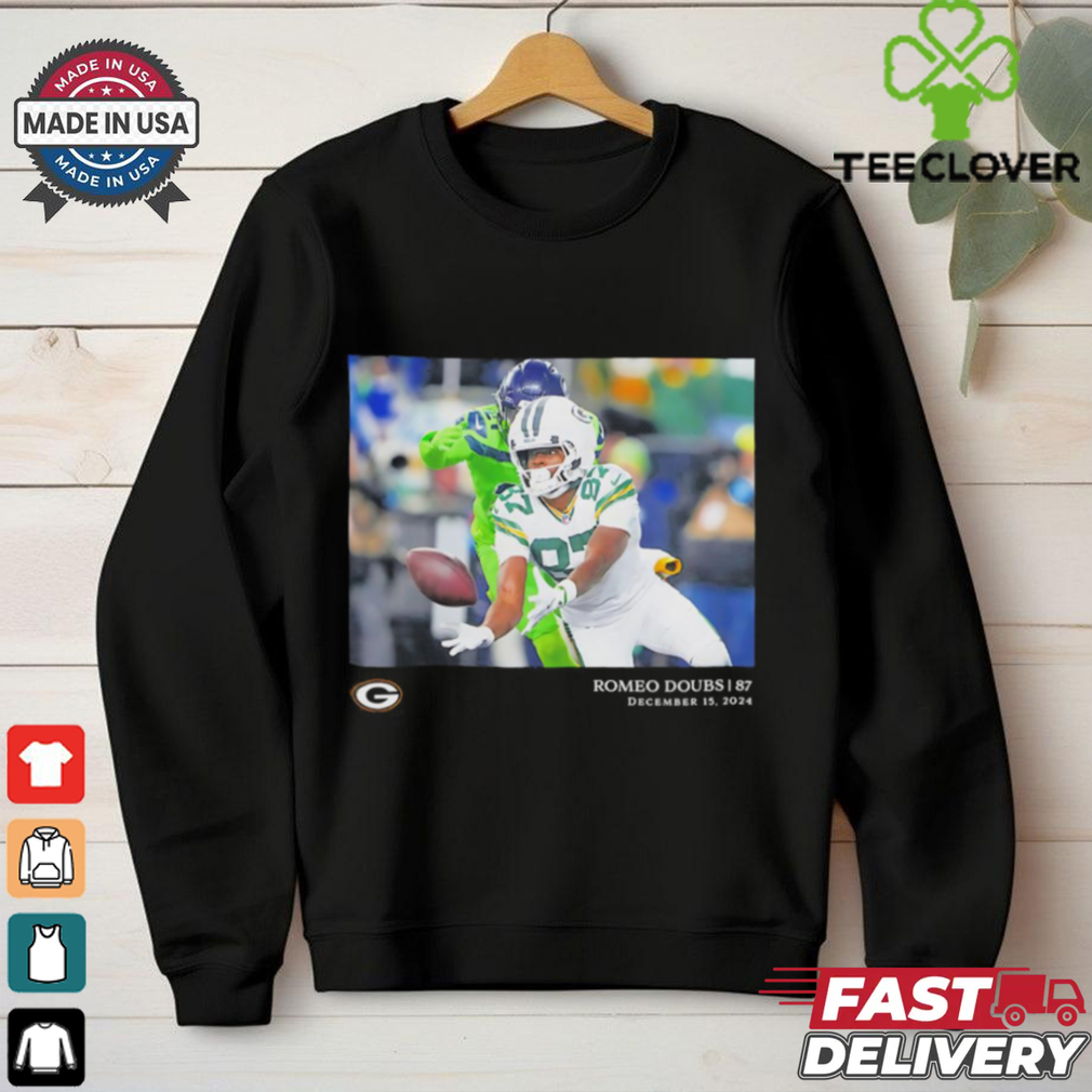 Romeo Doubs Green Bay Packers NFL flash features week 15 december 15 2024 shirt Romeo Doubs Green Bay Packers NFL flash features week 15 december 15 2024 shirt