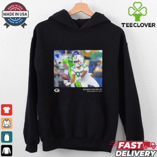 Romeo Doubs Green Bay Packers NFL flash features week 15 december 15 2024 shirt
