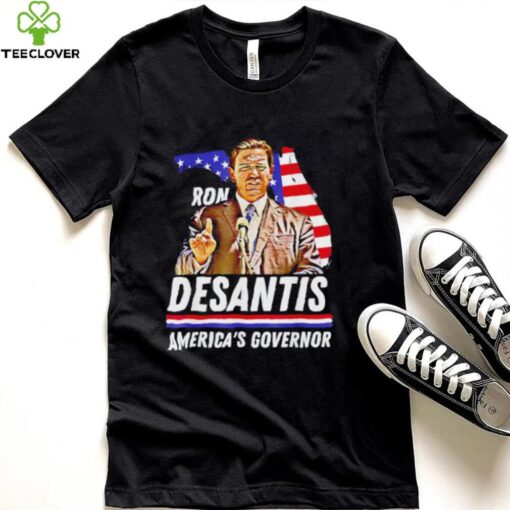 Ron Desantis America’s Governor Florida US flag shirt