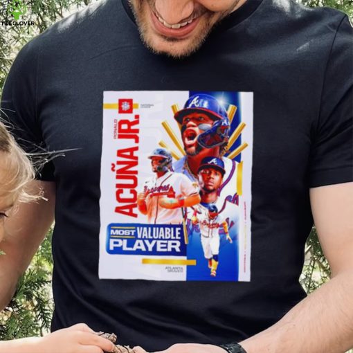 Ronald Acuna Jr 2023 National League Most Valuable Player poster shirt