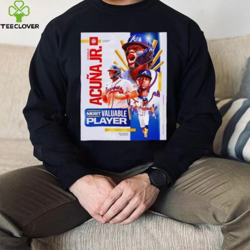 Ronald Acuna Jr 2023 National League Most Valuable Player poster shirt
