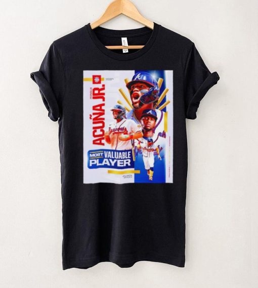 Ronald Acuna Jr 2023 National League Most Valuable Player poster shirt