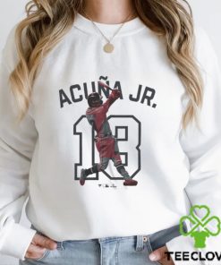 Ronald Acuña Jr. Atlanta Braves Double Play Name & Number Shirt