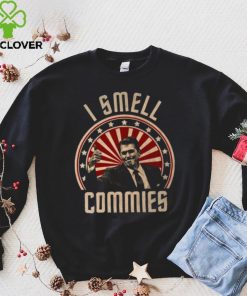 Ronald Reagan I Smell Commies Funny Political Humor shirt