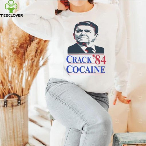 Ronald Reagan crack 84 cocaine t shirt