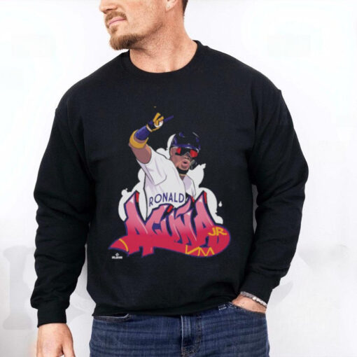 Ronald acuna jr. atlanta graffiti hoodie, sweater, longsleeve, shirt v-neck, t-shirt