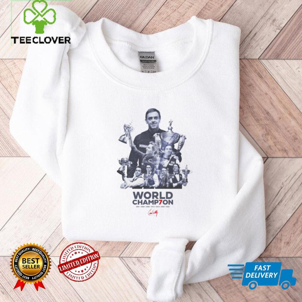 Ronnie O’sullivan Trophies World Champ7on Shirt