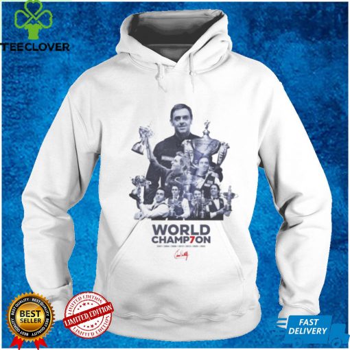 Ronnie O’sullivan Trophies World Champ7on Shirt
