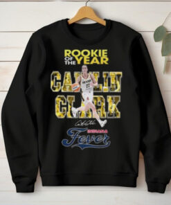 Rookie Of The Year Caitlin Clark Indiana Fever Signature Graphich Design Vintage T Shirt