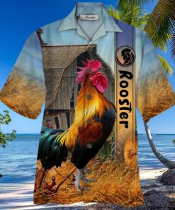 Rooster Colorful Unique Design Unisex Hawaiian Shirt For Men And Women Dhc17062208