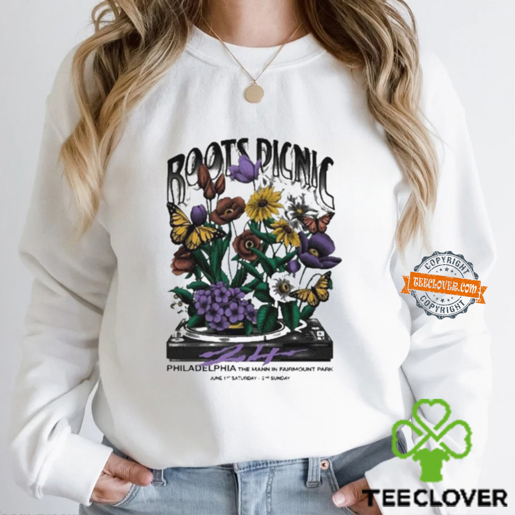 Roots Picnic Flowers 2024 Shirt Roots Picnic Flowers 2024 Shirt