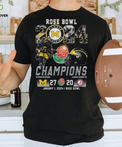 Rose Bowl Champions 2024 Michigan Wolverines Champions Michigan 27 20 Alabama January 1 2024 Rose Bowl Shirt