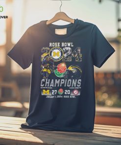 Rose Bowl Champions 2024 Michigan Wolverines Champions Michigan 27 20 Alabama January 1 2024 Rose Bowl Shirt