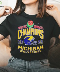 Rose Bowl Game Playoff 2024 Champions Michigan Wolverines Football Shirt