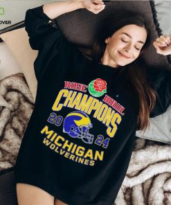 Rose Bowl Game Playoff 2024 Champions Michigan Wolverines Football Shirt