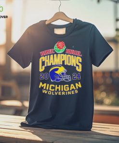 Rose Bowl Game Playoff 2024 Champions Michigan Wolverines Football Shirt