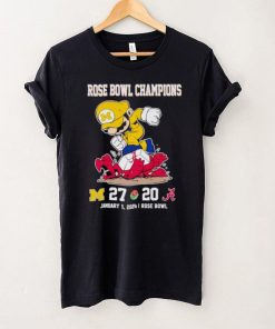 Rose Bowl Game Super Mario Michigan Wolverines stomp Alabama Crimson Tide 27 20 shirt