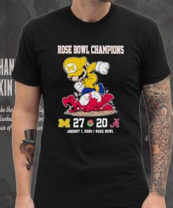 Rose Bowl Game Super Mario Michigan Wolverines stomp Alabama Crimson Tide 27 20 hoodie, sweater, longsleeve, shirt v-neck, t-shirt