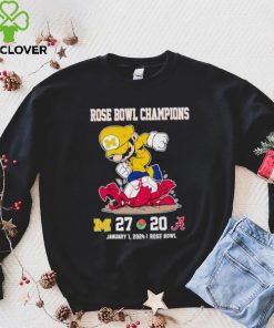 Rose Bowl Game Super Mario Michigan Wolverines stomp Alabama Crimson Tide 27 20 hoodie, sweater, longsleeve, shirt v-neck, t-shirt