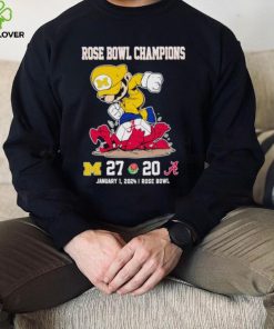 Rose Bowl Game Super Mario Michigan Wolverines stomp Alabama Crimson Tide 27 20 hoodie, sweater, longsleeve, shirt v-neck, t-shirt