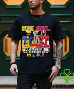 Rose Bowl Michigan Wolverines Vs Alabama Crimson Tide Thu Jan 1 2024 Rose Bowl Stadium Shirt