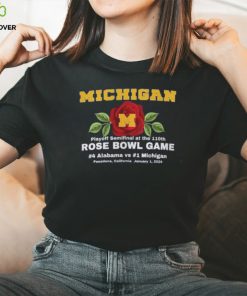 Rose Bowl Sleeve Text Wolverines Shirt