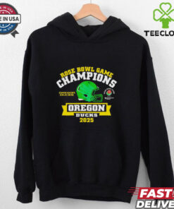 Rose Bowl Game Champions Oregon Ducks 2025 T-shirt, bold championship design, unisex fit, Oregon football fan gear, Rose Bowl victory shirt.