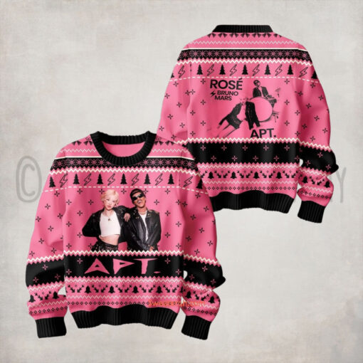 Rose Bruno Mars APT Christmas Ugly Sweater