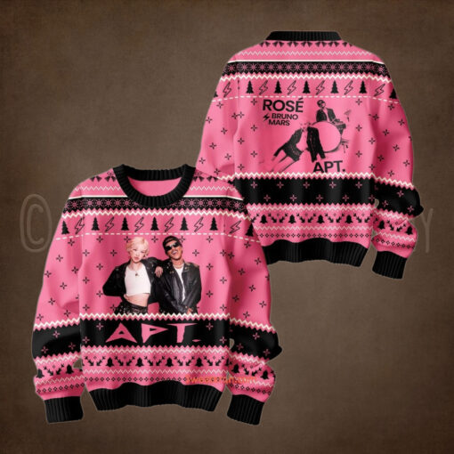 Rose Bruno Mars APT Christmas Ugly Sweater