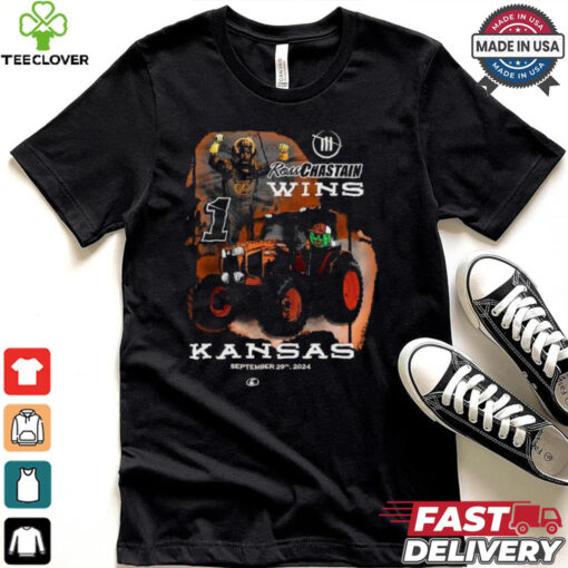 Ross Chastain Checkered Flag Sports September 29TH 2024 Hollywood Casino 400 Race Winner T shirts