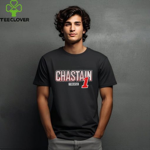 Ross Chastain Merch Ross Chastain Trackhouse Racing Team Collection Black Car T Shirt