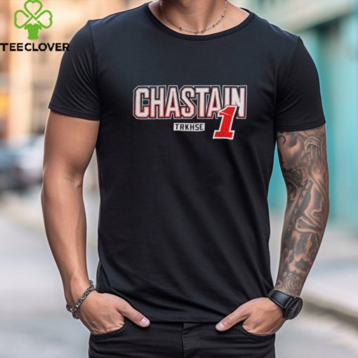 Ross Chastain Merch Ross Chastain Trackhouse Racing Team Collection Black Car T Shirt