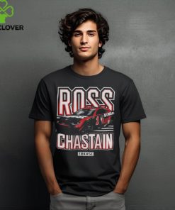 Ross Chastain Merch Ross Chastain Trackhouse Racing Team Collection Black Car T Shirts