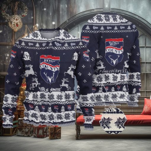 Ross County SPFL Personalized Ugly Christmas Sweater