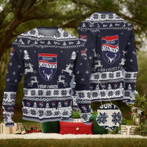 Ross County SPFL Personalized Ugly Christmas Sweater