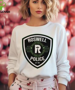 Roswell police est 1891 protect and serve those that land here shirt 2 Roswell police est 1891 protect and serve those that land here shirt