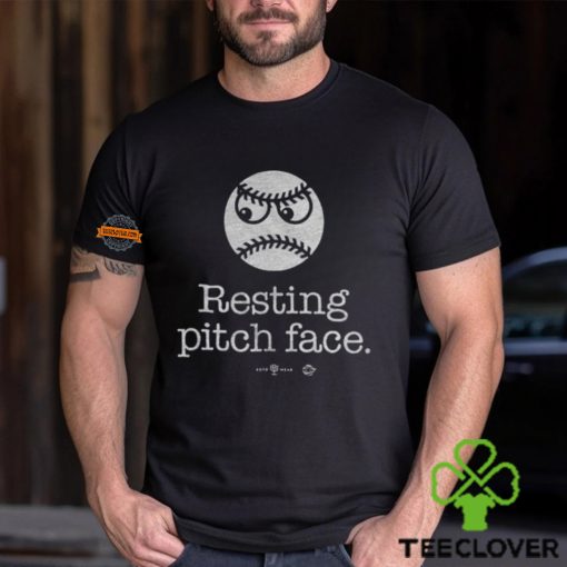 Roto Wear Baseball Resting Pitch Face T Shirt