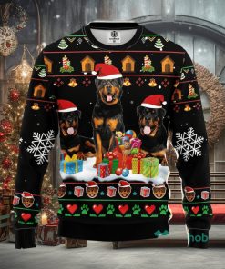Rottweiler 2 Ugly Christmas Sweater Amazing Gift Men And Women Christmas Gift