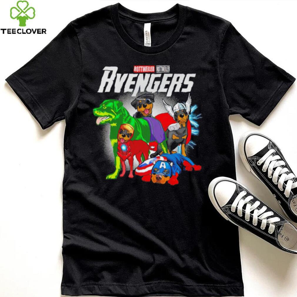 Rottweiler Rottweiler dogs Rvengers team heroes cartoon shirt Rottweiler Rottweiler dogs Rvengers team heroes cartoon shirt