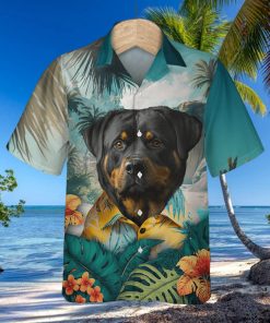 Rottweiler Strength 3D Hawaiian Shirt Tropical Beach Vibe 1 Rottweiler Strength 3D Hawaiian Shirt Tropical Beach Vibe