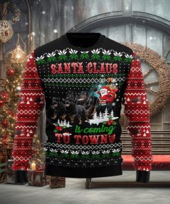 Rottweiler Town Ugly Christmas Sweater Gift Men Women