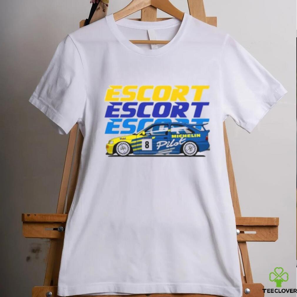 Round Neck T Shirt Unisex Ford Escort Rs Cosworth Pilot Rally Car Round Neck T Shirt Unisex Ford Escort Rs Cosworth Pilot Rally Car